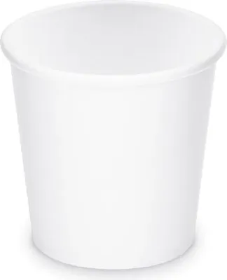 Produktbild von 50 Weiße Espressobecher Coffee-to-go 80 ml 4 oz – Ø 62 x 60 mm PE-beschichtet