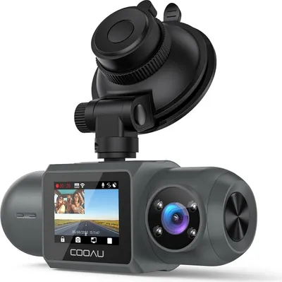 Produktbild von COOAU 4K Dashcam Auto 2.5K+ 1080P vorne innen, Autokamera mit Parküberwachung, Bewegungserkennung, Infrarot Nachtsicht, G-Sensor, Loop-Aufnahm, WDR