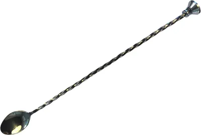 Imagen del producto de Barlöffel con pisador, de acero inoxidable, 30 cm, para cócteles
