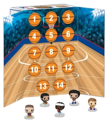Produktbild von Funko Pocket POP! Adventskalender NBA mit Basketball Mini-Sammelfiguren