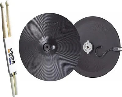 Zdjęcie produktu dla Roland VH-14D HiHat Pad do E-Drum 14 cali z pałeczkami