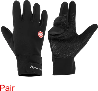 Produktbild von Fahrradhandschuhe Warme Fingerlose Handschuhe Warme Winddichte Fahrradhandschuhe Für Kaltes Wetter Mit Griffverbesserung Schwarz M 1 Paar