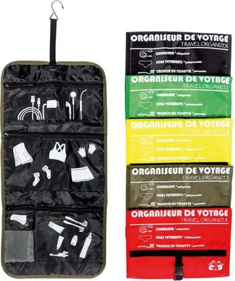 Image de Organiseur De Voyage Cao Rangement Compact Et Coloré - Cao