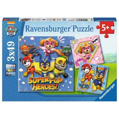 Zdjęcie produktu dla Ravensburger Paw Patrol, 49 szt., Kreskwki, 5 lat(a)