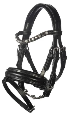 Produktbild von HKM Ledertrense Hobby Horsing, Farbe:schwarz