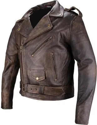 Produktbild von Brando Herren Lederjacke Tschul – antik / S
