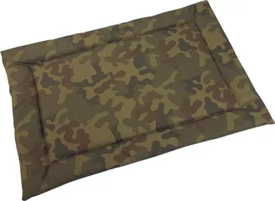 Obrázek produktu pro Voděodolné psí lůžko, rozměry 75 x 55 cm – odolné, snadno udržovatelné, z materiálu Cordura, pro malé, střední i velké psy, pro vnitřní i venkovní použití – barva: kamufláž