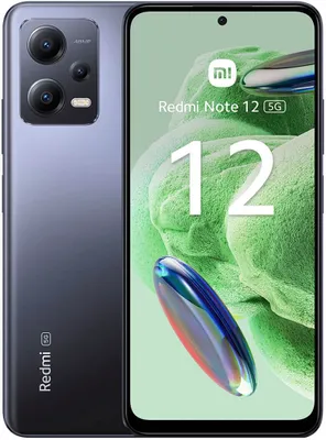 Produktbild von Xiaomi Redmi Note 12 5G 6 GB/128 GB Grau (Onyx Gray) Dual-SIM