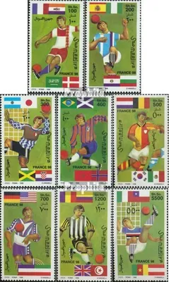Produktbild von Briefmarken Somalia 1998 Mi 674-681 (kompl.Ausg.) postfrisch Fußball WM Frankreich