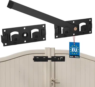 Zdjęcie produktu dla KOTARBAU® Zawias Altanowy 250 mm Zawias do Okiennic Furtek Drzwi Altan Stalowy Czarny Zestaw 2 SZT