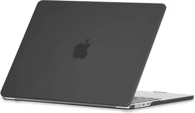 Produktbild von Tech-Protect Smartshell Macbook Air 13 M2 / M3 / 2022-2024 Mattschwarz