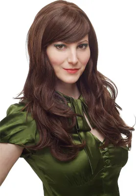 Produktbild von WIG ME UP Perücke dunkelbraun rotbraun gesträhnt gewellt 3416-2/30