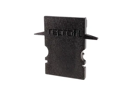 Produktbild von Deko-Light Profil Endkappe - Endkappe H-ET-02-08, Set 2 Stk, Kappe, Schwarz, Kunststoff, Deko-Light, 1 g, 23 mm