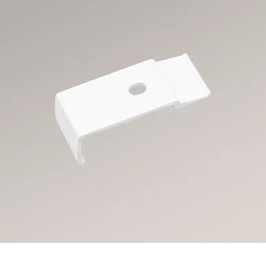Produktbild von Deckenclip 3-spurig in weiß (B x H x T) 20mm x 16mm x 47mm