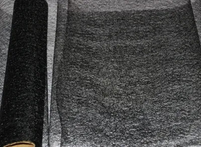 Produktbild von Organza Geflecht 35 cm x 10 m schwarz Tischkäufer Fest Deko