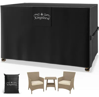 Image de Kingsleeve® Housse de protection pour salon de jardin en Tissu Oxford, Taille 150x90x74cm – Imperméable, Résistante à l'hiver, Bâche pour meubles de jardin