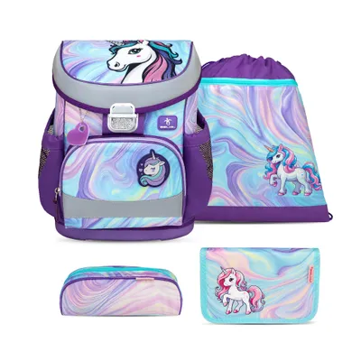 Produktbild von Belmil Schulranzen Set Einhorn "Unicorn Dream" für Mädchen ab 1. Klasse Grundschule Einschulung MINI FIT 2025