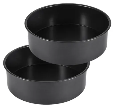 Runde Backform 20 cm, 2er Set, antihaftbeschichtet, Springform