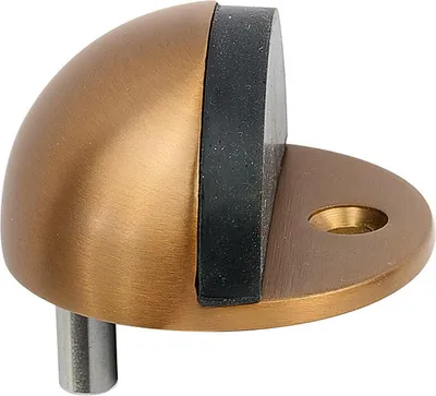 Zdjęcie produktu dla ogranicznik drzwi 43x24mm stal nierdzewna, powierzchnia Cu