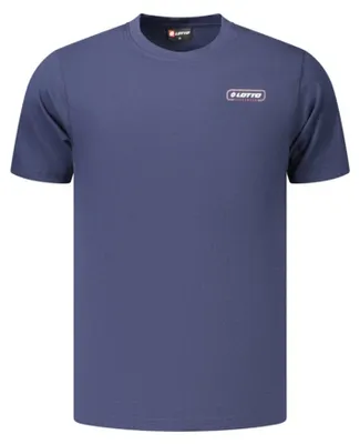 Produktbild von Herren T-Shirt Blau mit Logo-Print - Rundhalsausschnitt, Kurzarm