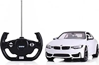 Immagine prodotto di telecomando BMW M4 Coupé 1:14 RASTAR per bambini + telecomando - bianco