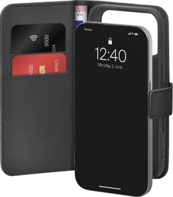 Zdjęcie produktu dla PURO PUIPC17P69BOOKC8BLK, Etui z klapką, Apple, iPhone 17 Pro Max, Czarny