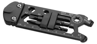 Produktbild von Fahrrad Multitool 4153, 11,5 x 3,5 cm, mit Bitspeicher und Krafterhöhung