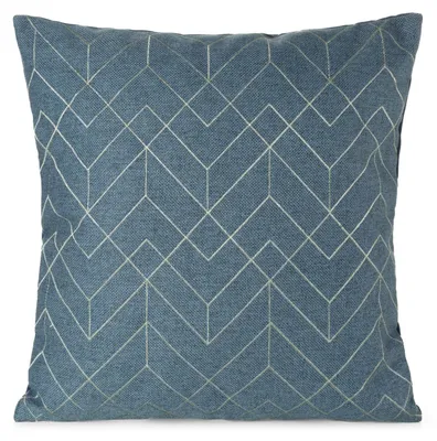 Produktbild von Eurofirany 470019, Blau, Polyester, Muster, 310 g/m², 45 x 45 cm