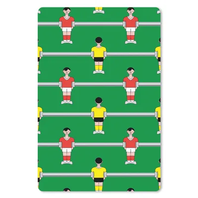 Produktbild von MuchoWow® Mauspad Mousepad Muster - Fußball - Sport 18x27 cm - Mousepads - Maus Mat - Pad - Mausunterlage