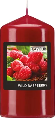 Produktbild von Gala Flavour by GALA Duft-Stumpenkerze Ø 58 mm, 110 mm weinrot - Wild Raspberry 96905 Duftkerzen Deko-Kerzen