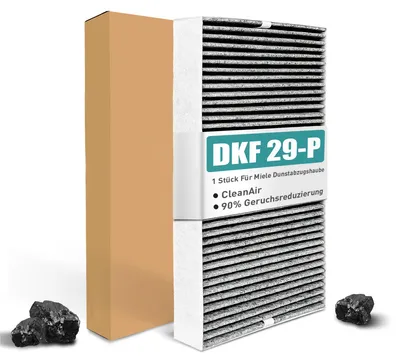 Aktivkohlefilter für Dunstabzugshaube DKF 29-P, 1 Stück