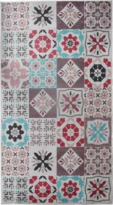 Image de Tapis de cuisine à carreaux LYN11 A
