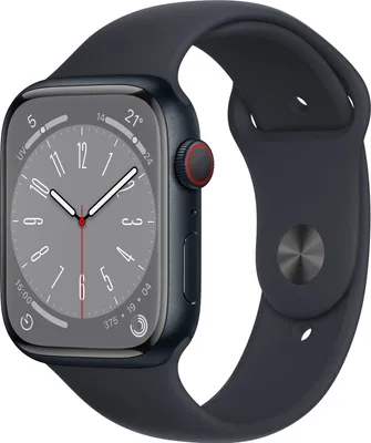 Produktbild von Apple Watch Series 8 45mm (A2771) Midnight Alu Sport Loop Midnight GPS Gut