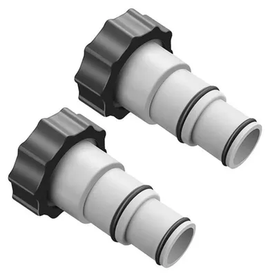 Immagine prodotto di Adattatori per tubi di piscina, tipo A, confezione da 2 pezzi, da 1,5" a 1,25", in ABS, per pompe per piscine