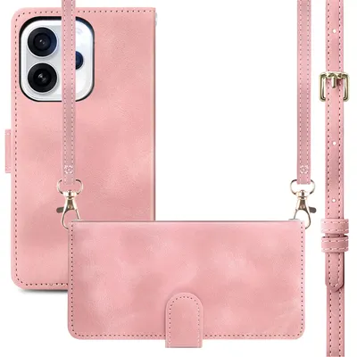 Produktbild von imoshion Bookcase mit Kordel für das Oppo Reno15 Pro (5G) – Rosa