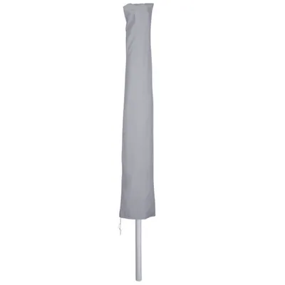 Produktbild von Schutzhülle Sonnenschirm 300cm Durchmesser - Schirmhülle Marktschirm in Grau - Gartenmöbel Abdeckung - Sonnenschirmhülle - Schirmabdeckung Polyester - Gartenschutzhülle für Outdoor-Möbel