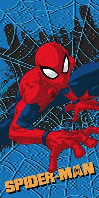 Immagine prodotto di Telo da spiaggia Spiderman Morbido telo da bagno in poliestere 140x70 cm per bambini