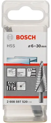 Image de Fraise Étagée BOSCH PRO 2608597520 HSS 6-30 mm
