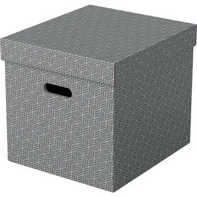 Immagine prodotto di Esselte 628289 3x Home Aufbewahrungsboxen 33,0 l grau 32,0 x 36,5 x 31,5 cm