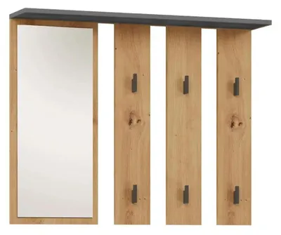 Produktbild von Topeshop PARMA WIESZAK ANT/AR, Partikelbord, Anthrazit, Eiche, 6 Stück(e), 1000 mm, 150 mm, 815 mm