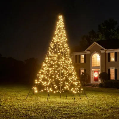 Produktbild von Fairybell Weihnachtsbaum | 400 cm | 640 LED | Warmweiß | inkl. Mast