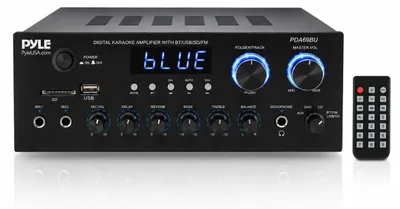 Produktbild von HiFi Verstärker- mit Bluetooth, 2 Kanal 300W, USB,SD, AUX, FM, Mic Eingänge