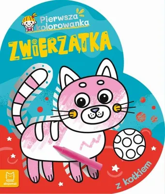Immagine prodotto di Zwierzątka. Pierwsza kolorowanka z kotkiem - Agnieszka Bator