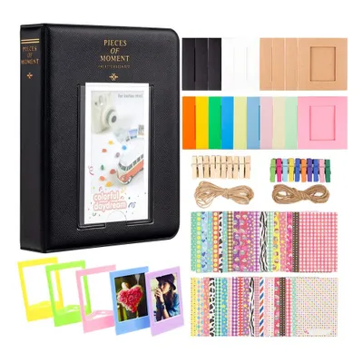 Produktbild von Fotoalbum Zubehör Bundles Set für Fujifilm Instax Mini 7s 8 8 + 9 25 50 s 70 90, Polaroid Snap PIC-300, HP Ritzel, Kodak Mini 3-Zoll-Film (64 Taschen, )