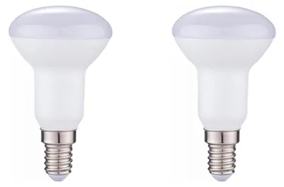 Productafbeelding van Kobi LED Reflectorlamp R63 E14 Helder - 5W 400lm 3000K - Warmwit - Vervangt 35W - 2 stuks