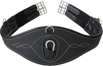 Obrázek produktu pro Kentucky Horsewear Kožený podbřišník Anatomical Black