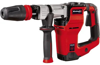 Image de Einhell Marteau Démolisseur TE-DH 12 (1050 W, Fréquence de Frappe : 4100 trs/min, , Câble : 400 cm, Mandrin SDS Max, Livré en Coffret avec Burin Pointu et Burin Plat)