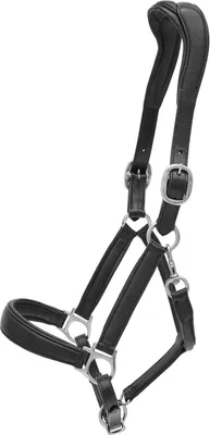 Produktbild von Kieffer Stallhalfter Ultrasoft® Deluxe, Leder - schwarz - Vollblut