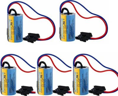 Obrázek produktu pro 5 kusů Mitsubishi A6BAT ER17330V SPS baterie velikosti 2 / 3A 3,6V Li-Ion baterie s konektorem