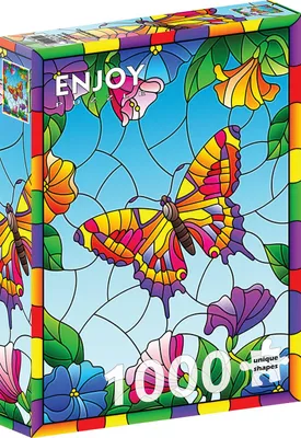 Produktbild von Enjoy Puzzle Kristallschmetterling Puzzle - 1000 Teile bunt